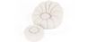 Sillón con Otomán Tapizado - Bouclé Blanco - Rubi image 7