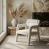 Silla de Comedor Tapizada - Bouclé Blanco - Colette image 7
