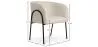 Silla de Comedor Tapizada - Bouclé Blanco - James image 7