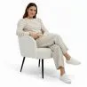 Sillón Tapizado - Bouclé Blanco - Hyra image 7