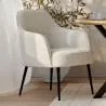 Sillón Tapizado - Bouclé Blanco - Hyra image 7