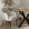 Sillón Tapizado - Bouclé Blanco - Hyra image 7