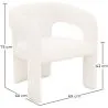Silla de Comedor Tapizada - Bouclé Blanco - Ashley image 7