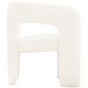 Silla de Comedor Tapizada - Bouclé Blanco - Ashley image 7