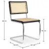 Pack Mesa de Comedor Diseño Industrial de Madera (220cm) & 8 Sillas de Comedor de Ratán - Bruna image 7