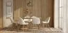 Pack Mesa de Comedor Diseño Industrial 150cm & 6 Sillas de Comedor Tapizadas en Bouclé - Evelyne image 7