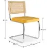 Pack Mesa de Comedor Diseño Industrial 150cm & 6 Sillas de Comedor de Ratán - Tapizado en Terciopelo - Martha image 7