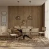 Pack Mesa de Comedor Diseño Industrial de Madera (200cm)  & 8 Sillas de Comedor de Ratán - Bruna image 7