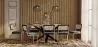 Pack Mesa de Comedor Diseño Industrial de Madera (200cm)  & 8 Sillas de Comedor de Ratán - Tapizado en Terciopelo - Hyre image 7