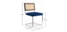 Pack Mesa de Comedor Diseño Industrial de Madera (220cm) & 8 Sillas de Comedor de Ratán - Tapizado en Terciopelo - Hyre image 7