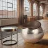 Silla de Salón - Silla de Diseño Bola - Cuero y Metal - Circle image 7
