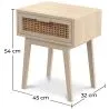Mesita de Noche con Cajón - Madera Boho Bali - Yanpai image 7