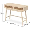 Escritorio - Recibidor Consola - Madera Boho Bali - Yanpai image 7