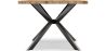 Mesa de Comedor Rectangular - Industrial - Madera y Metal - Bayron image 7