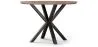 Mesa de Comedor Redonda- Industrial - Madera y Metal - Bayron image 7