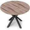 Mesa de Comedor Redonda- Industrial - Madera y Metal - Bayron image 7