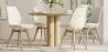 Silla de Comedor Tapizada - Bouclé Blanco - Tulip image 7