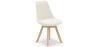 Silla de Comedor Tapizada - Bouclé Blanco - Tulip image 7
