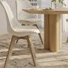 Silla de Comedor Tapizada - Bouclé Blanco - Tulip image 7