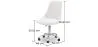 Silla con Ruedas de Escritorio - Bouclé Blanco - Tulip image 7