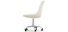 Silla con Ruedas de Escritorio - Bouclé Blanco - Tulip image 7
