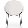 Silla de comedor con Reposabrazos - Tapizado Tela Bouclé - Erys image 7