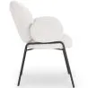 Silla de comedor con Reposabrazos - Tapizado Tela Bouclé - Erys image 7