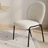 Silla de comedor - Tapizado Tela Bouclé - Erys  image 7