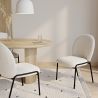 Silla de comedor - Tapizado Tela Bouclé - Erys  image 7