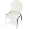 Silla de comedor - Tapizado Tela Bouclé - Erys  image 7