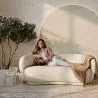 Sofá Curvo de 3 Plazas de Tela Bouclé - Curvy image 7