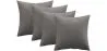 Pack de 4 cojines de terciopelo - funda y relleno - Mesmal image 7