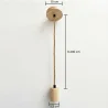 Cable Lámpara Colgante en yute y madera- 200cm - Hanz image 7