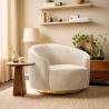 Sillón de Diseño Curvo - Tapizado en Terciopelo - Herina image 7