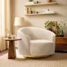 Sillón de Diseño Curvo - Tapizado en Terciopelo - Herina image 7