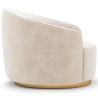 Sillón de Diseño Curvo - Tapizado en Terciopelo - Herina image 7