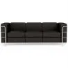 Sofa de 3 Plazas - Tapizado en Cuero Vegano - Lecur image 7