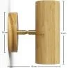 Lámpara Aplique de Pared en Madera - Jera image 7