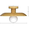 Lampara de Techo - Plafón de Madera - Richmon image 7