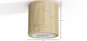 Foco - Aplique de Techo de Madera - Treva image 7