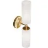 Lámpara de Pared Dorada Envejecida - Aplique de 2 Focos - Feru image 7