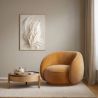 Sillón Curvo Tapizado en Terciopelo - Butaca - Cally image 7