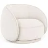 Sillón Curvo Tapizado en Tela Bouclé - Butaca - Cally  image 7