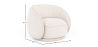Sillón Curvo Tapizado en Tela Bouclé - Butaca - Cally  image 7