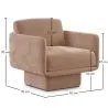 Sillón Tapizado en Terciopelo - Butaca - Jackson image 7