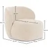 Sillón Tapizado en Terciopelo - Butaca - Mykel image 7