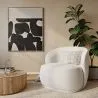 Sillón Tapizado en Tela Bouclé - Butaca - Mykel image 7