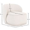 Sillón Tapizado en Tela Bouclé - Butaca - Mykel image 7