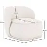 Sillón Tapizado en Tela Bouclé - Butaca - Mykel image 7