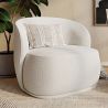 Sillón Tapizado en Tela Bouclé - Butaca - Mykel image 7